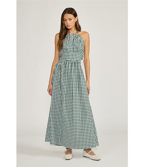 Rita Gingham Maxi