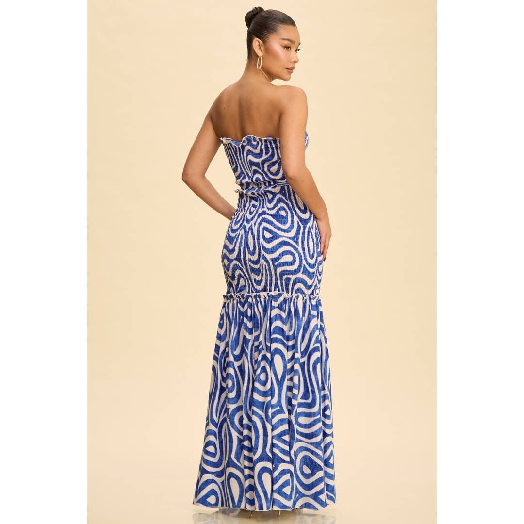 FRANCA SCRUNCH MAXI DRESS