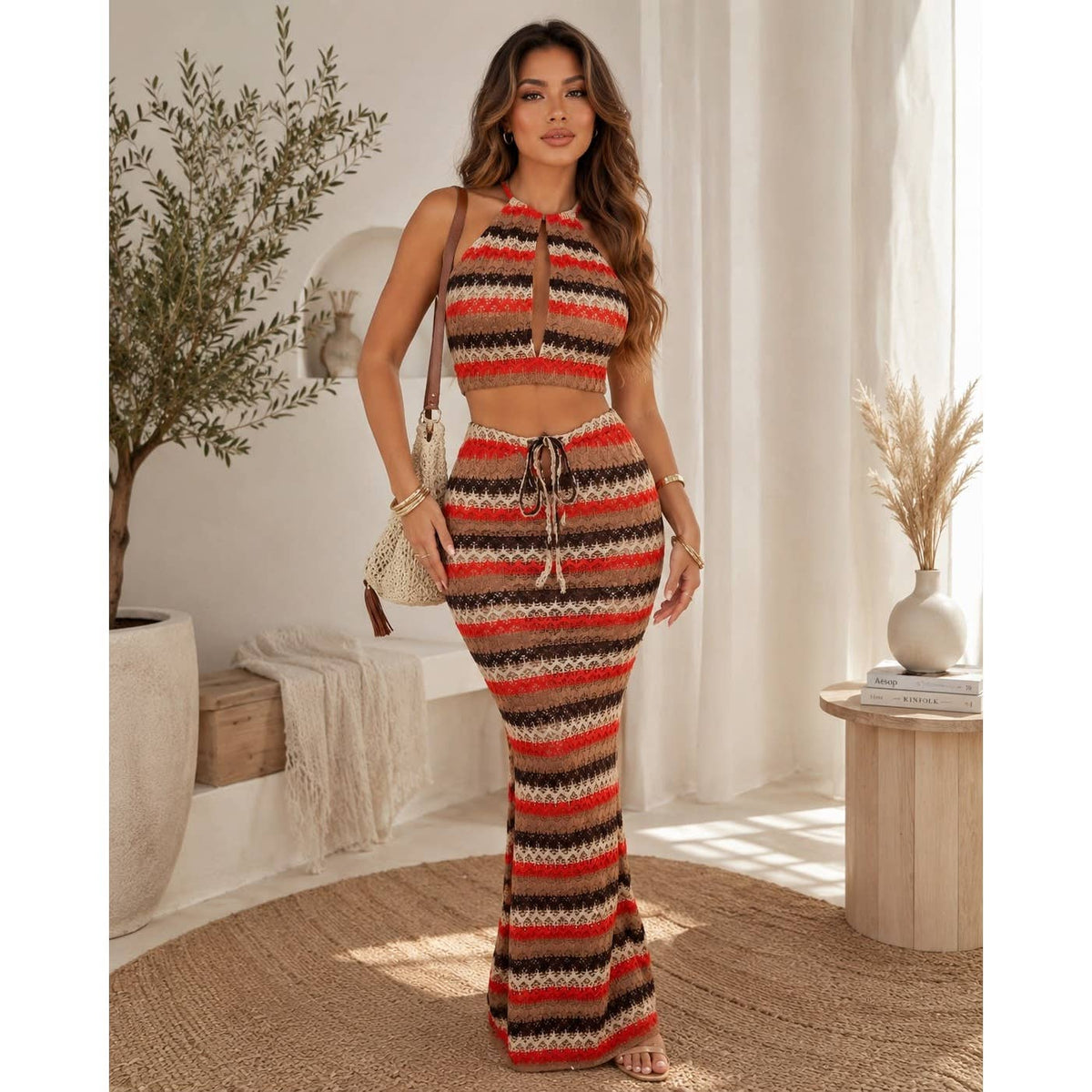 Mykonos Skirt Set