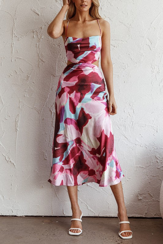 Berry Slip Midi