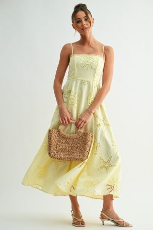 Seaside Eyelet Midi
