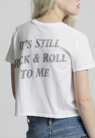 Still Rock 'N' Roll Crop Top