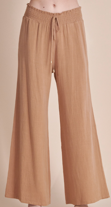 Island Time Pants-Camel