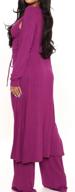Plum Lounge 3 Piece Set