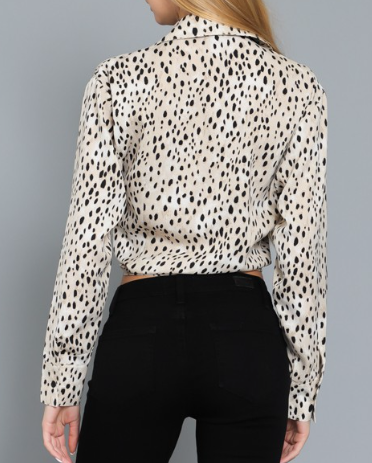 Wild Night Tie Top