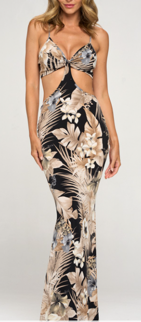 Tropical Maxi Dress