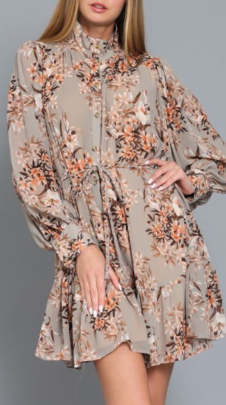 Nicole High Neck Mini