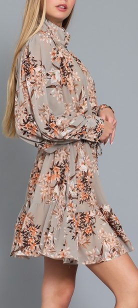 Nicole High Neck Mini