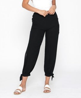 Island Tie Bottoms- Black