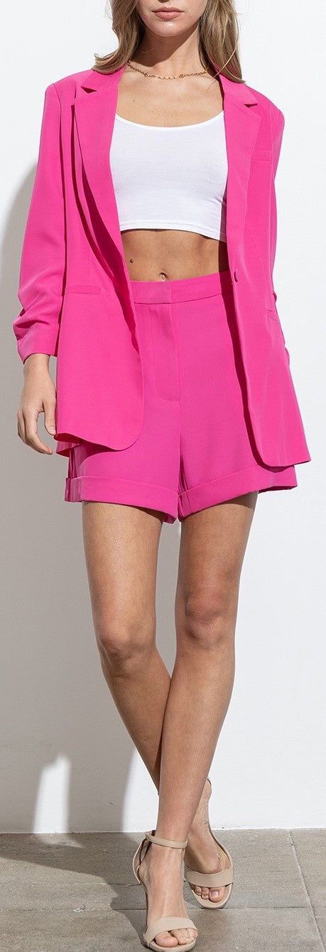 Elle Blazer Short Set
