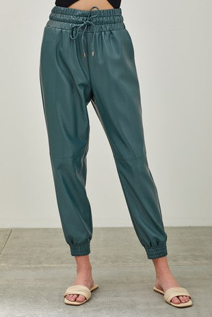 Jewel Faux Joggers