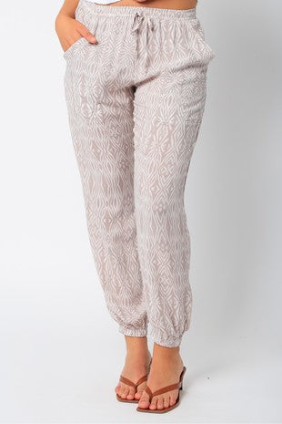 Warm Grey Joggers