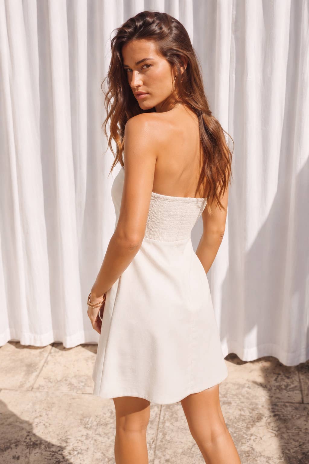 Maria Strapless Mini Dress