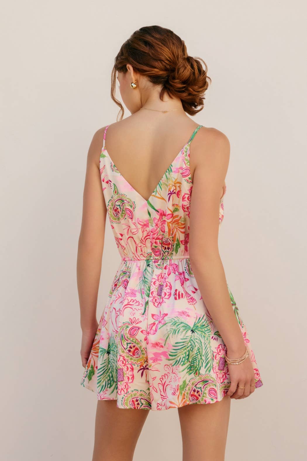 All In Love Deep Surplice Romper
