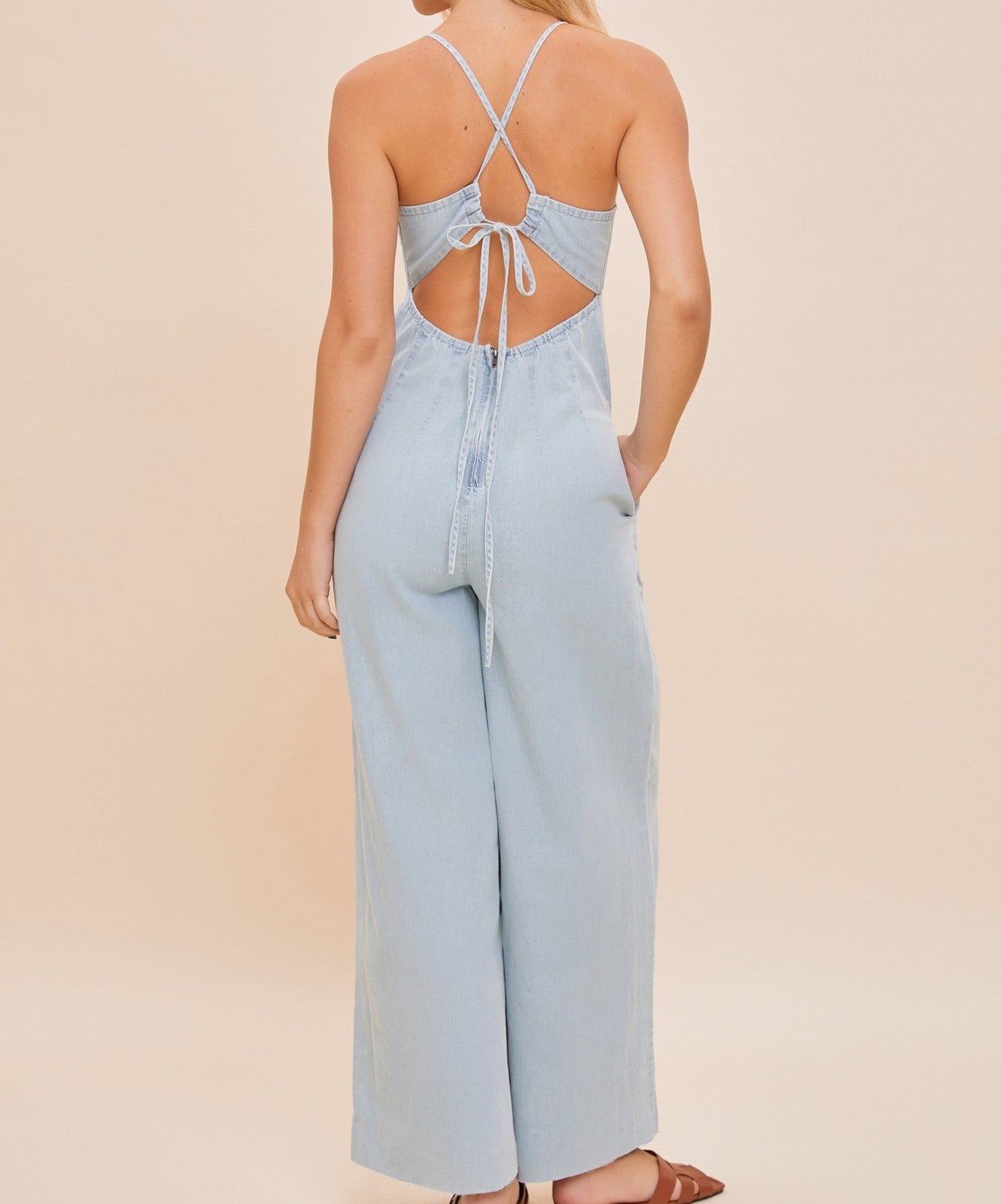 Demi Denim Jumpsuit