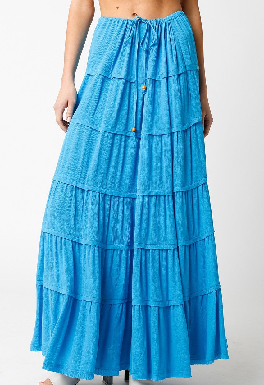 Ellen Pleated Maxi Skirt