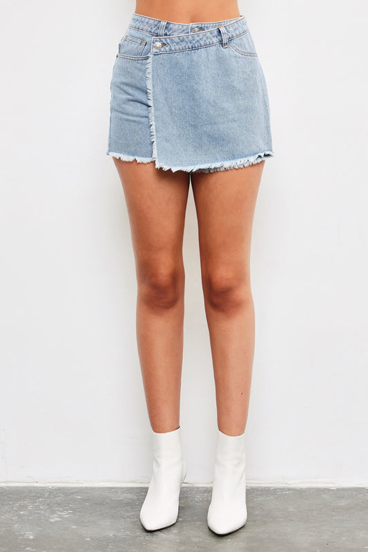 Angela Denim Skort