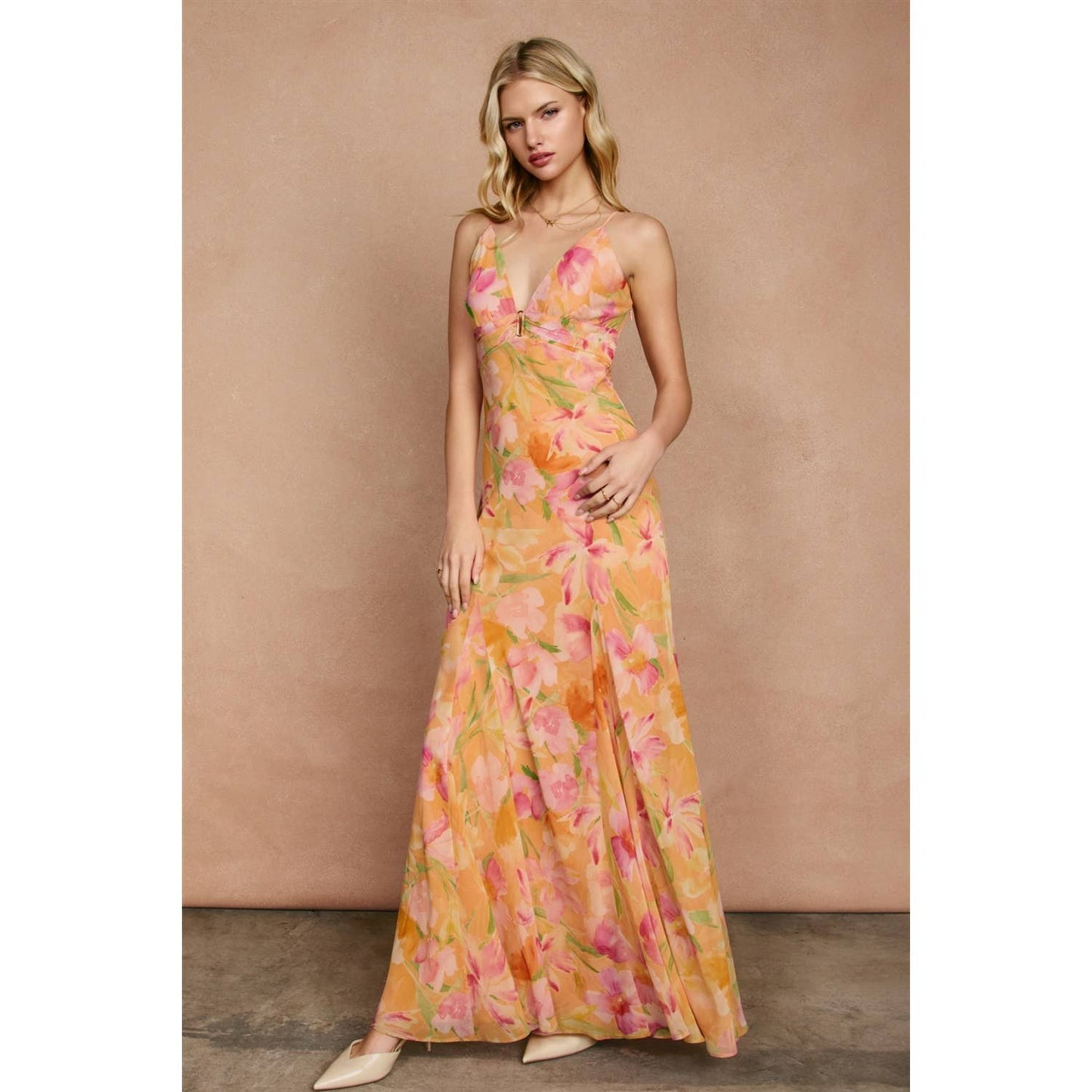 Island Blossom Maxi Dress