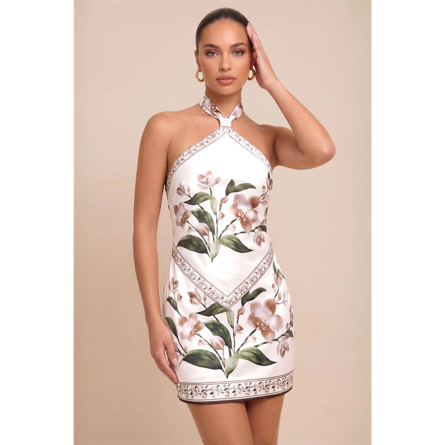 BENDITA MINI SCARF DRESS