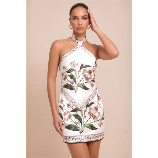 BENDITA MINI SCARF DRESS
