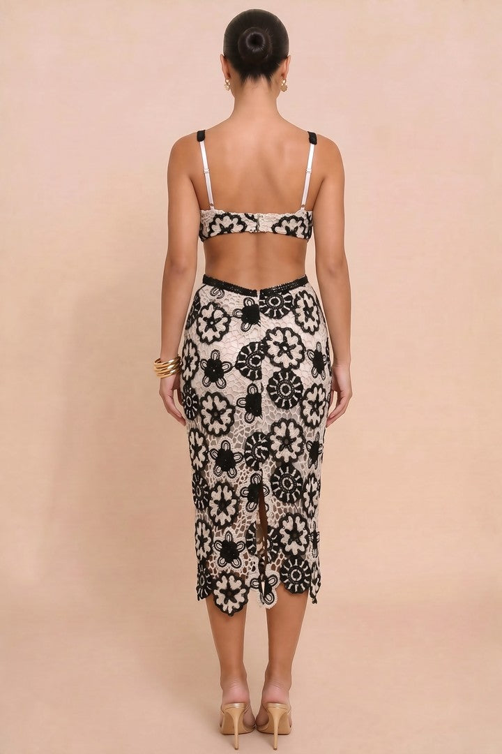 Ivy Crochet Midi
