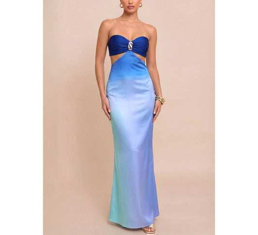 OMBRE SILVER BEAD DRESS