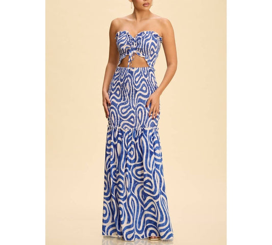 FRANCA SCRUNCH MAXI DRESS