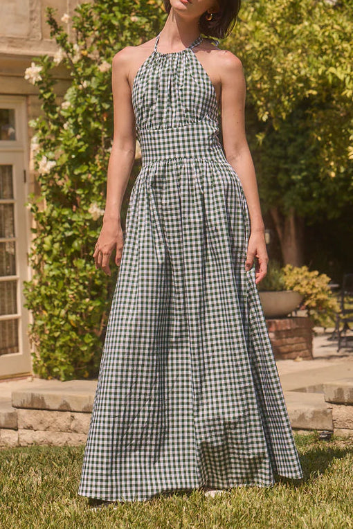 Rita Gingham Maxi