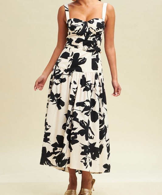 Bridget Floral Midi