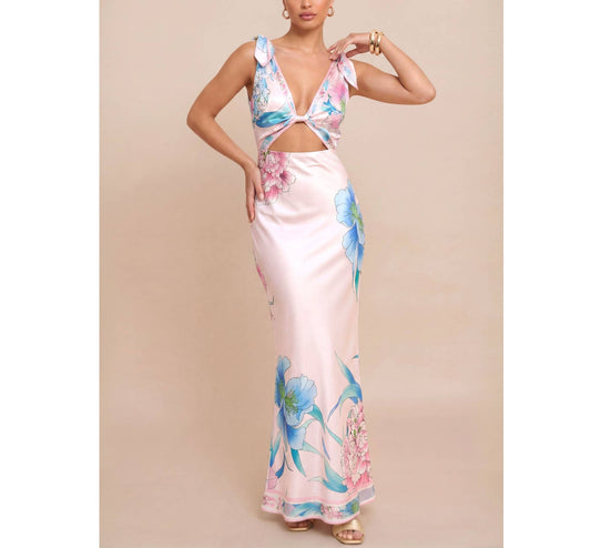 ISLAND OASIS KNOT MAXI DRESS