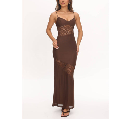 COCOA DESIRE LACE MAXI DRESS