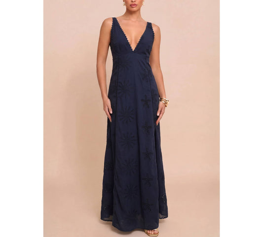 ELANA EYELET MAXI DRESS