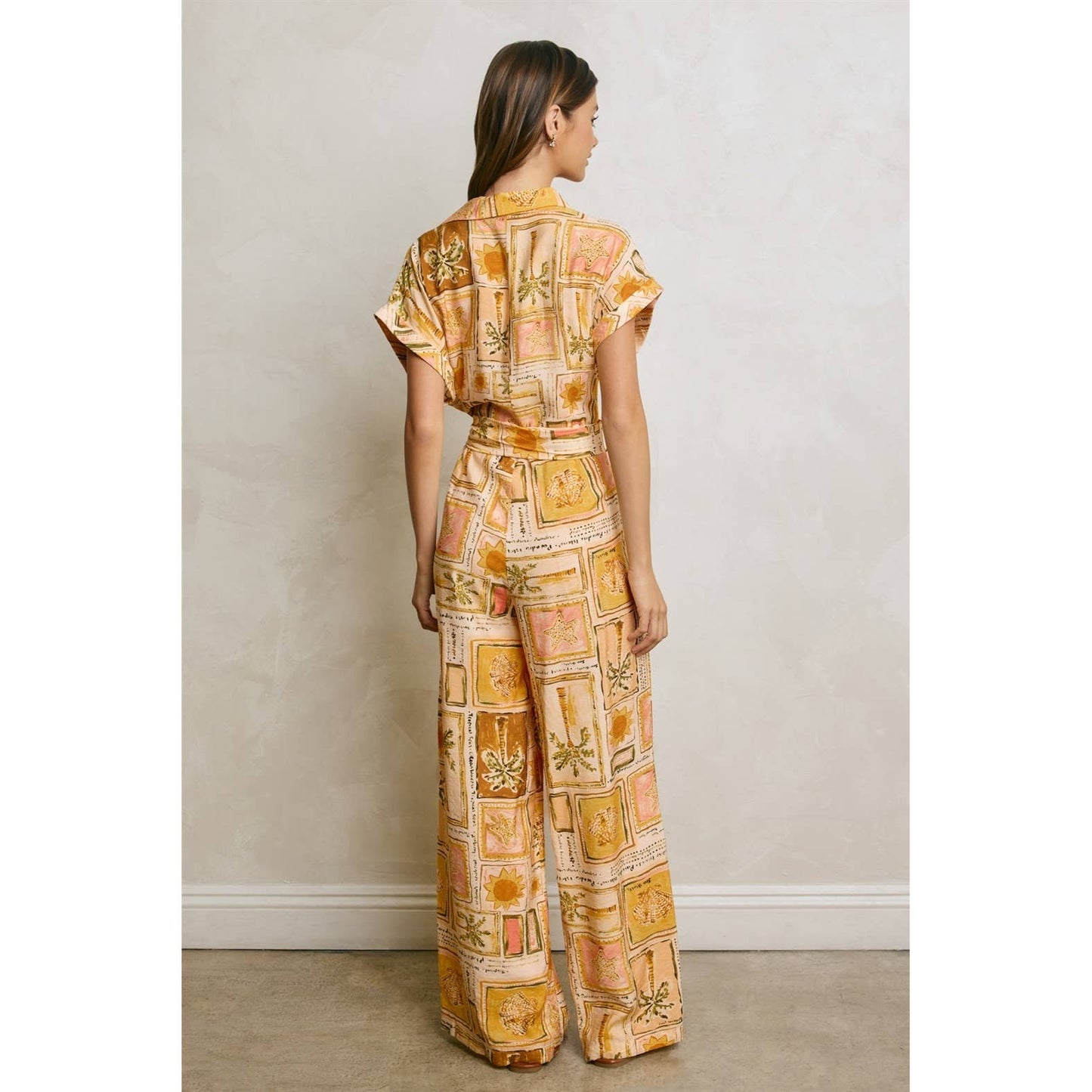 Sandscript Wasit Tie Jumpsuit