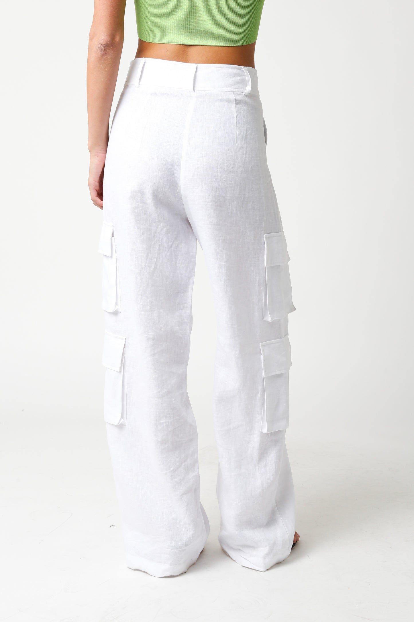 Lily Linen Cargo Pants