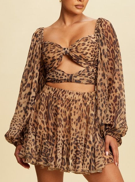 Lyla Leopard Set