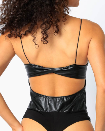 Veronica Faux Leather Bodysuit – G. Marie Boutique